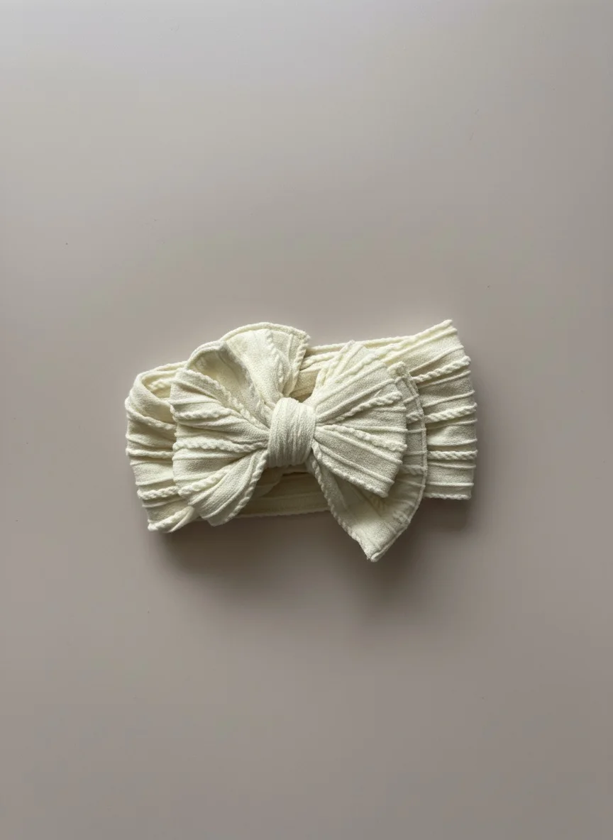 frilled Bow headband